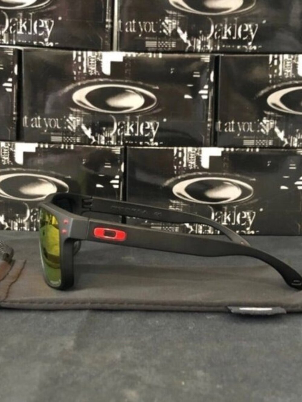 OO9102 Oakley Holbrook Ruby Iridium Prizm Polarized Sunglasses - Picture 5 of 6